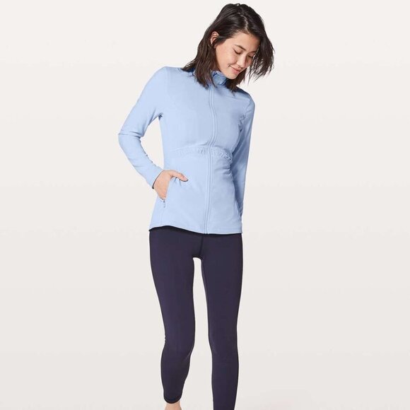 Lululemon Round Trip Jacket- Sweat Wicking Lightweight Athletic Jacket- Size 10 - Picture 2 of 14